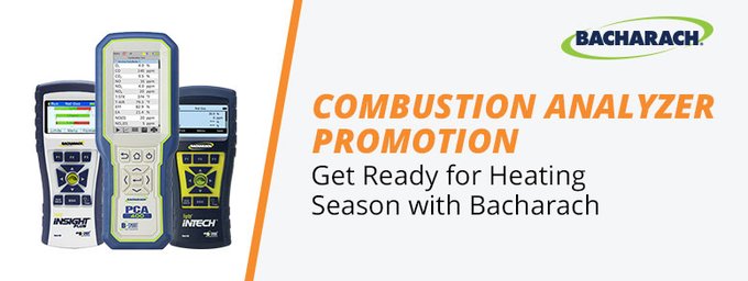 Bacharach Combustion Analyzers Promotion