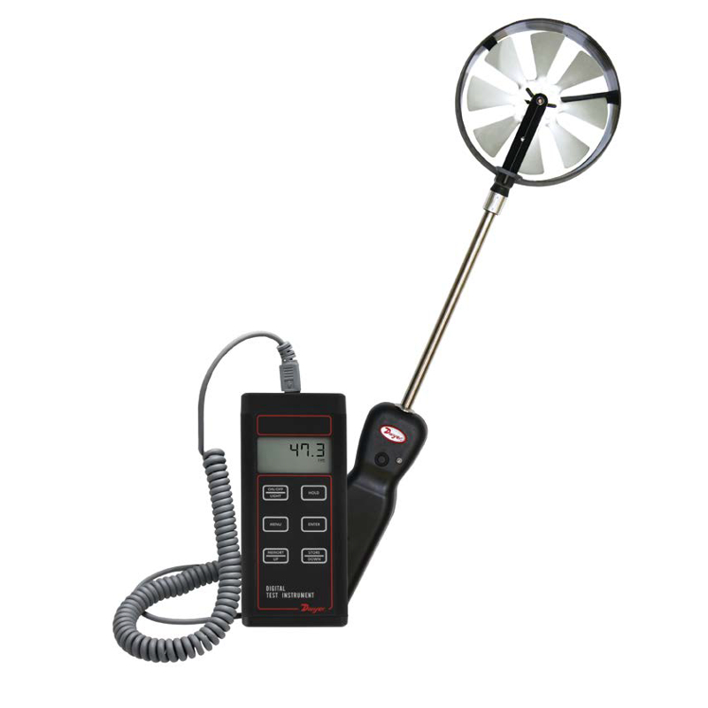 Dwyer 473B-1 Vane Thermo-Anemometer with RH Air Velocity and Temperature