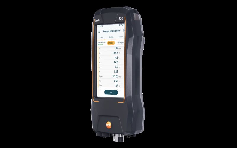 Testo 320 touchscreen
