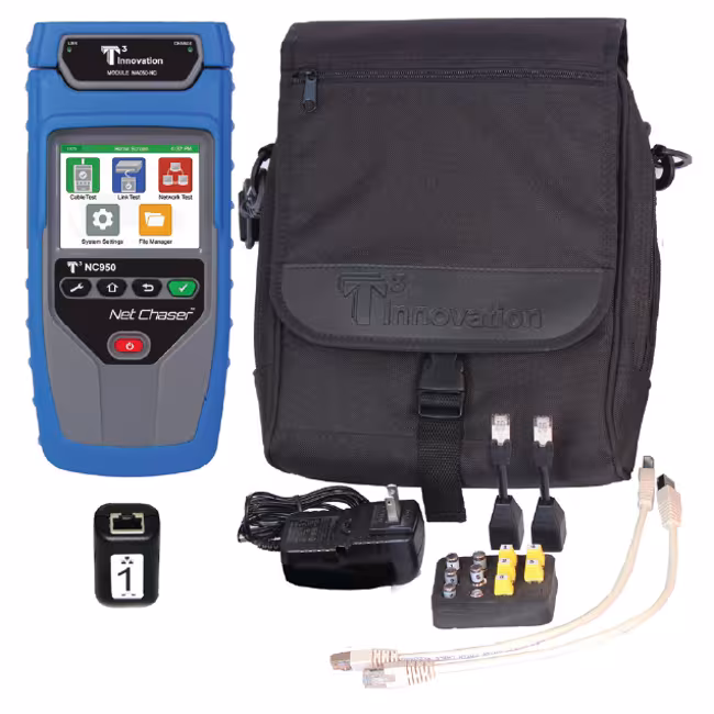 T3 Innovation NC950/ NC950-AR Net Chaser Speed Cable Certifier