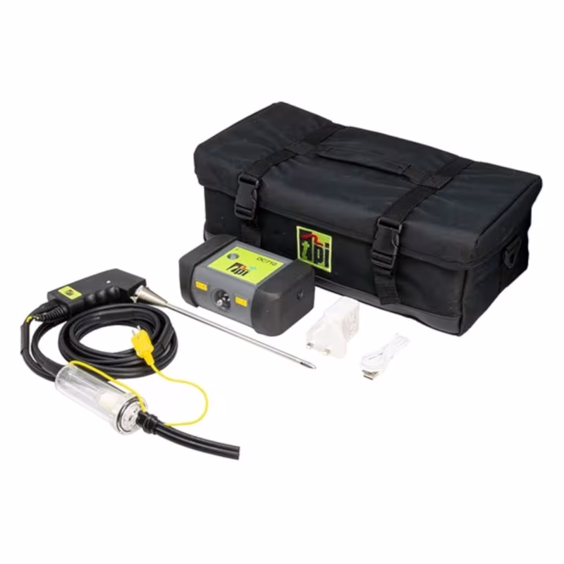 TPI DC710c1 Combustion Flue Gas Analyzer Kit with Wireless Connectivity